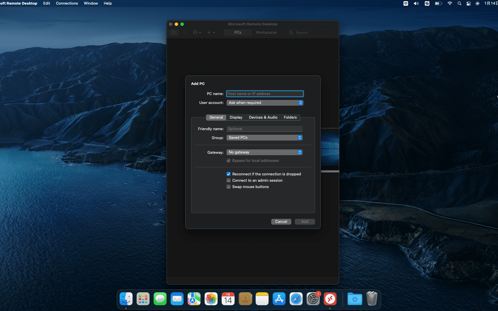 Microsoft Remote Desktop 10.9.5版 (Mac操作系统的远程连接软件)