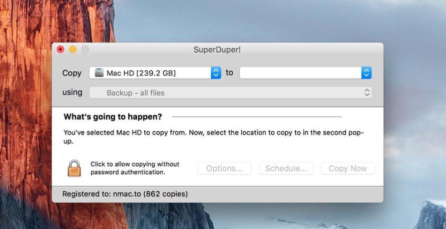 SuperDuper! 3.20 Mac数据备份恢复工具